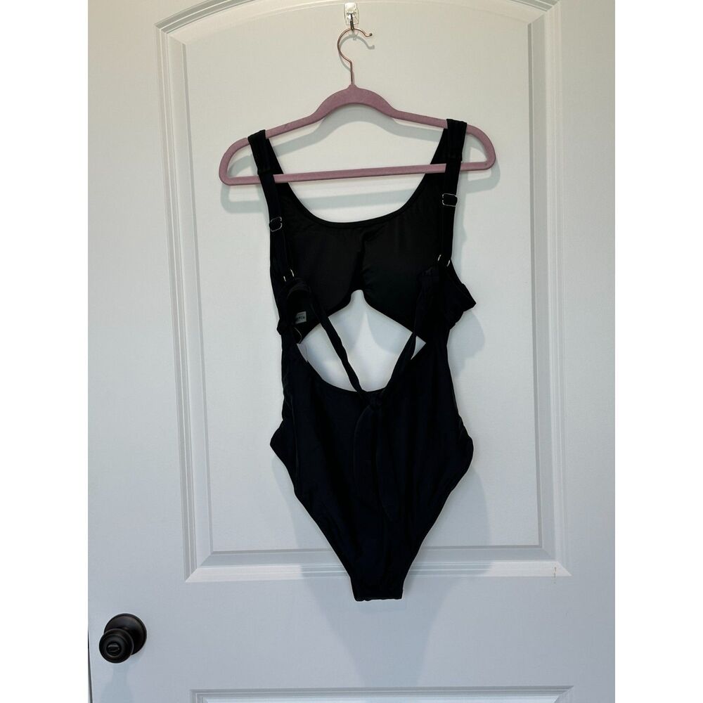 NWT VIMPUNEC Cut-out One Piece Black Swimsuit Size Medium